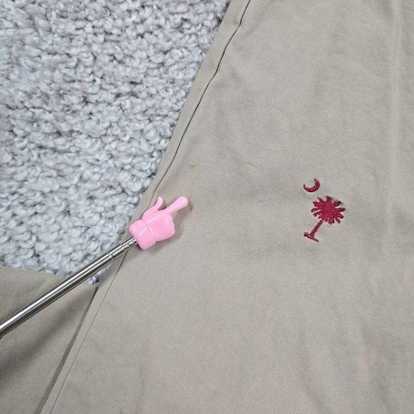 Vineyard Vines Pants Mens 40x30 (Fits 37x29) Palm Tree Slim Fit Breaker Straight - Picture 4 of 15